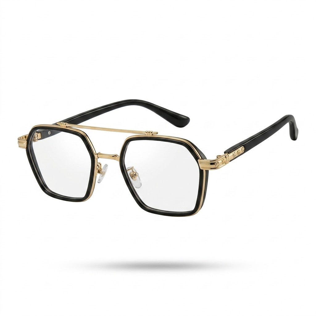 Mivdior Eclipse gold black Sunglasses