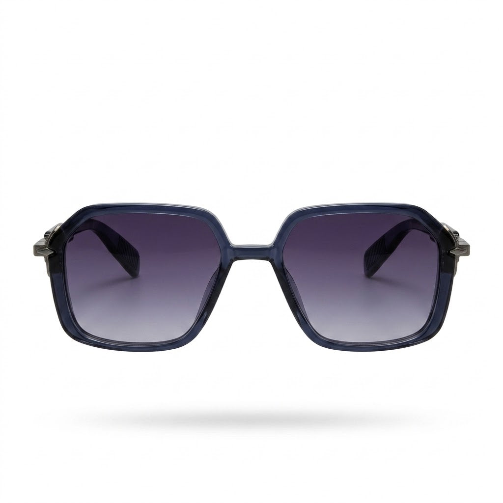 Mivdior Obsidian Deep blue crystal Sunglasses
