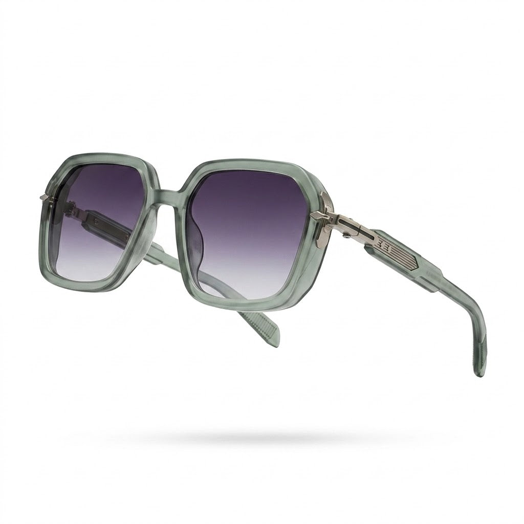 Mivdior Monarch olive green Sunglasses