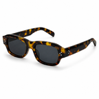 MIVDIOR Freak Rectangle Sunglasses for Men & Women | Premium Angular Frame | UV Protected Blue Tint Lens