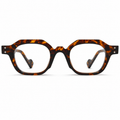 MIVDIOR Hexa Clear Blue Light Glasses for Men & Women | Havana Tortoise Geometric Frame | Premium Computer Eyewear