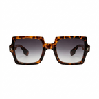 Mivdior Verve CRYSTA Havana Tortoise  Frame Black Lens Sunglasses