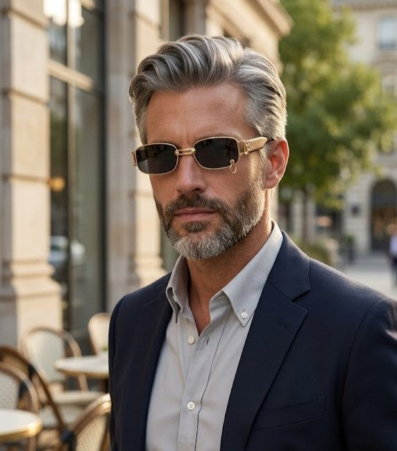 Mivdior Vertex  gold black Sunglasses