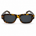 MIVDIOR Freak Rectangle Sunglasses for Men & Women | Premium Angular Frame | UV Protected Blue Tint Lens