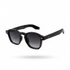 Mivdior Aura CRYSTA Glossy Black  Frame Grey Gradiant Lens Sunglasses