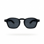 Mivdior Blaze CRYSTA Glossy Black  Frame Black Lens Sunglasses