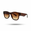 Mivdior Zenith CRYSTA TRANSPRANT BROWN  Frame Brown Gradiant Lens SUNGLASSES