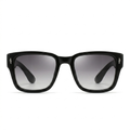 Mivdior Velvet CRYSTA Matt Black  Frame Black Lens Sunglasses
