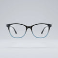 Premium Black Blue-Gradient Square Eyeglasses – Lightweight TR90 Unisex Fashion Optical Frame