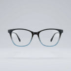 Premium Black Blue-Gradient Square Eyeglasses – Lightweight TR90 Unisex Fashion Optical Frame