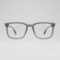 Premium Frost Grey Transparent Square Eyeglasses – Lightweight TR90 Unisex Minimal Optical Frame