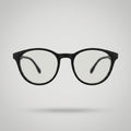 Classic Matte Black Round Eyeglasses Frame – Lightweight Minimal Unisex Optical Wear