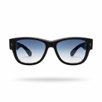 Mivdior Vertex CRYSTA Matt Black  Frame Blue Gradiant Lens Sunglasses
